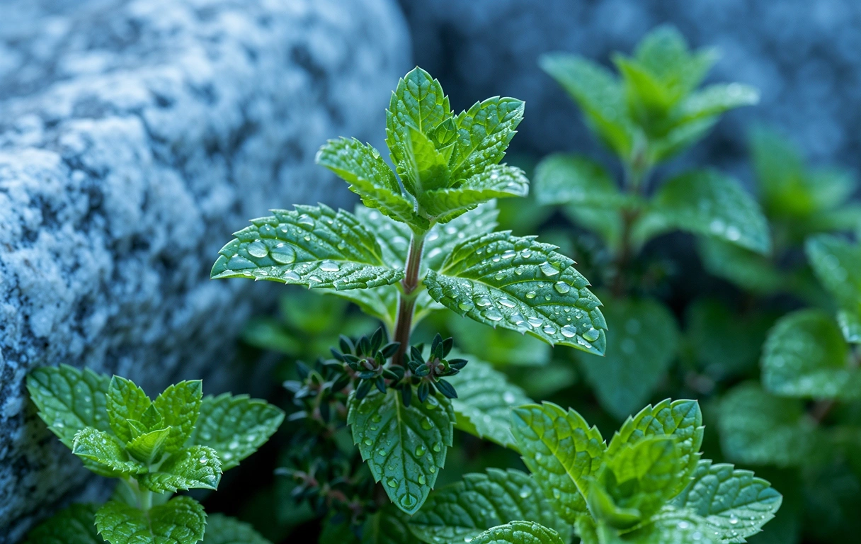 Herbes de montagne fraîches
